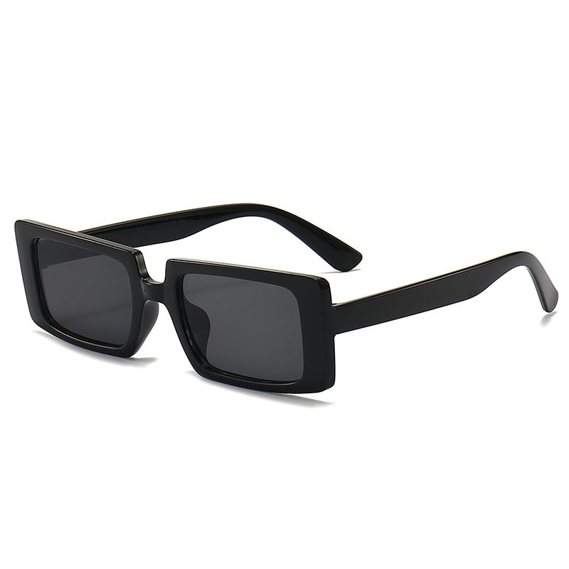 Wholesale Square Frame Transparent Color PC Sunglasses